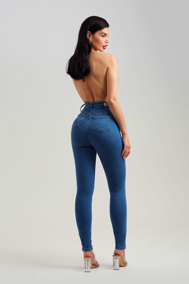 Calça Jeans Modeladora Skinny Clássica - Modab