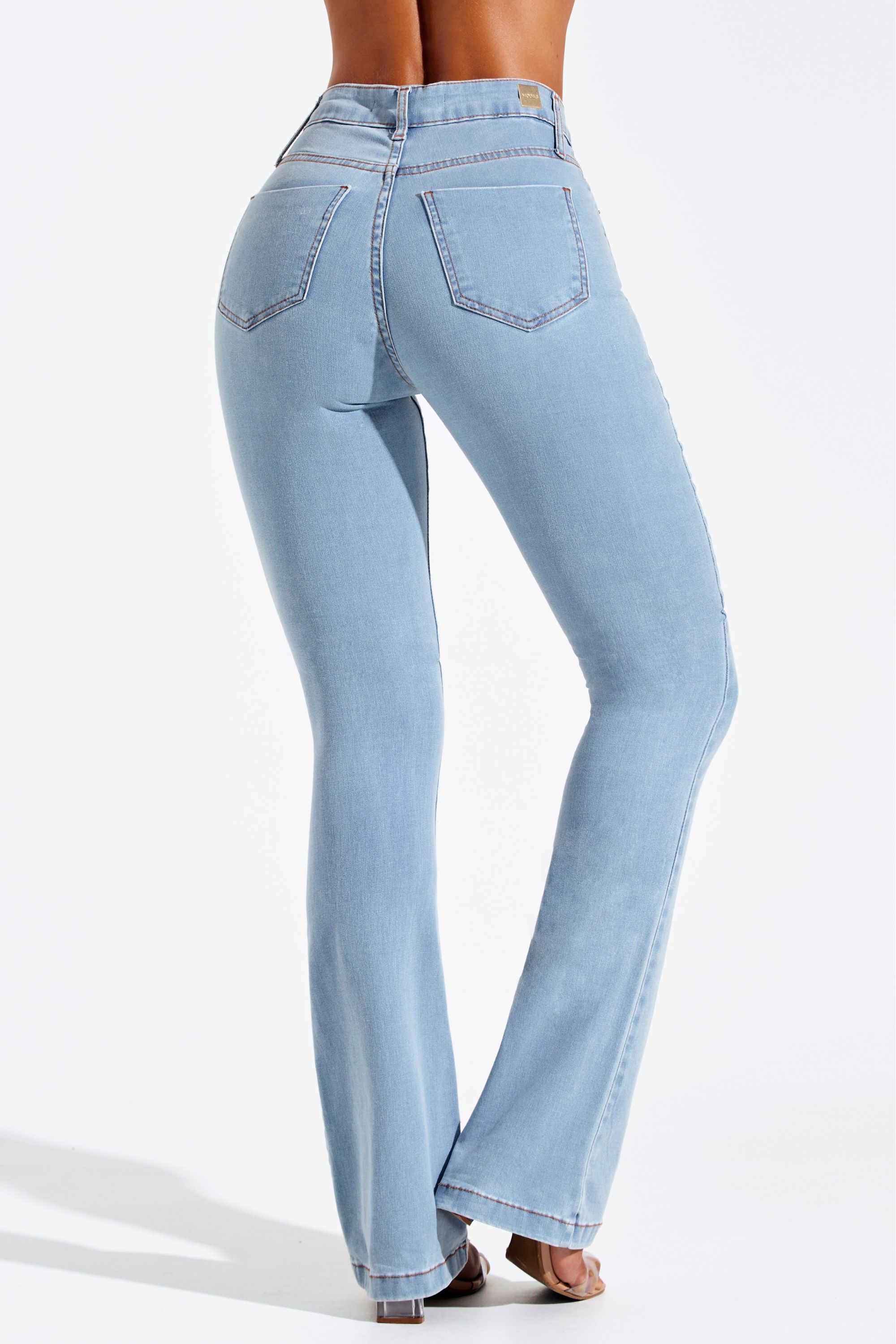 Calça Jeans Modeladora Clara Super Alta