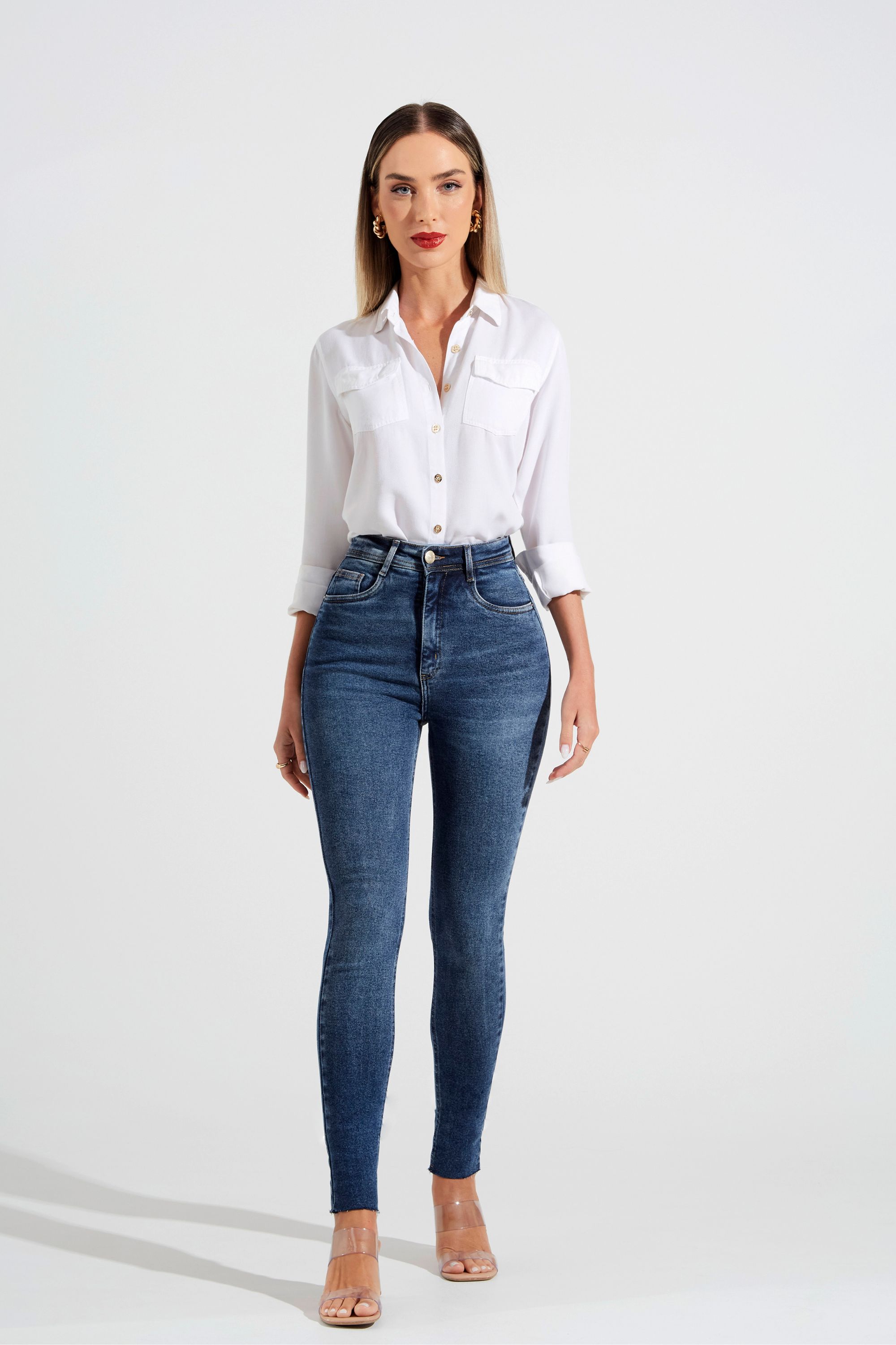 pré-venda] 56713 - jeans super modeladora - 56713 - jeans super